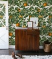 Mural drzewo pomarańczowe Wallcolors Orange Tree Life in Boho