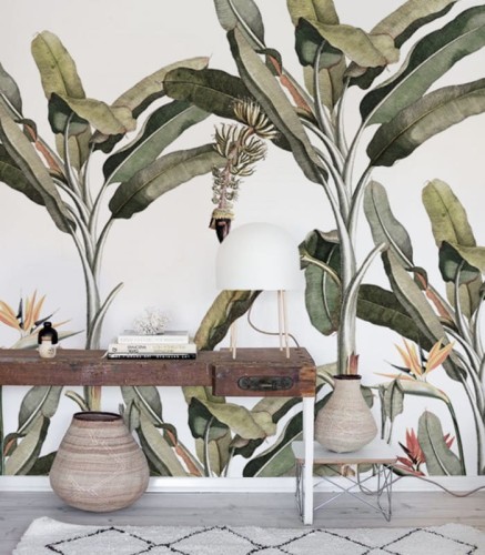Mural palmy Wallcolors Palm Forest Life in Boho