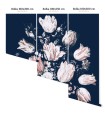 Mural kwiaty Wallcolors Floral Navy Life in Boho