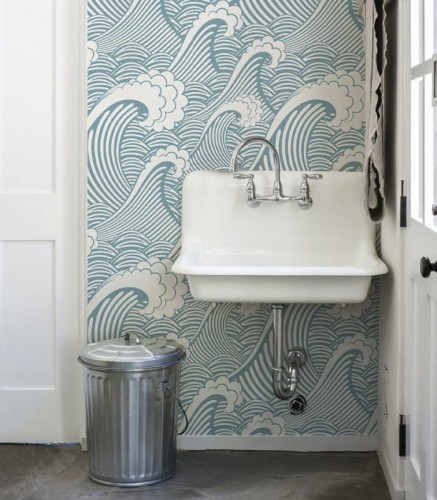 Mural morskie fale Wallcolors Waves Life in Boho