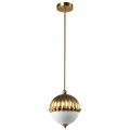 Lampa wisząca w stylu modern-classic złota Pralines P01220BR Cosmo Light