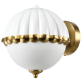 Elegancki kinkiet w stylu vintage biały Pralines W01237WH Cosmo Light