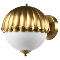 Elegancki kinkiet w stylu vintage złoty Pralines W01251BR Cosmo Light