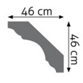 Listwa sufitowa LGG-07 Creativa wys. 4,6cm