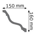 Listwa przysufitowa LGG-30 Creativa wys. 16cm