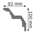 Listwa sufitowa zdobiona LGZ-03 Creativa wys. 10cm