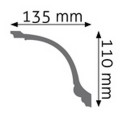 Listwa sufitowa zdobiona LGZ-05 Creativa wys. 11cm