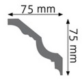 Listwa przysufitowa zdobiona LGZ-11 Creativa wys. 7,5cm