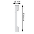 Listwa elastyczna podłogowa LPC-20F Flex Creativa wys. 11cm