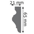 Listwa ścienna LNG-02 Creativa wys. 6,5cm
