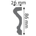 Listwa ścienna LNG-03 Creativa wys. 8,6cm