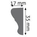Listwa ścienna LNG-07 Creativa wys. 3,5cm