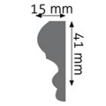 Listwa ścienna LNG-08 Creativa wys. 4,1cm