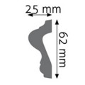 Listwa naścienna LNG-15 Creativa wys. 6,2cm