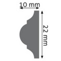 Listwa ścienna LPC-03 Creativa wys. 2,2cm