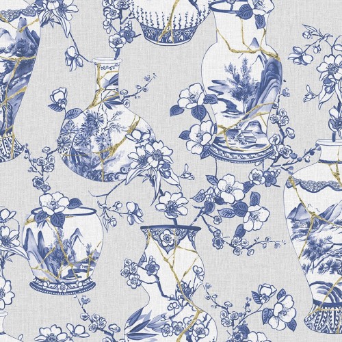 Tapeta wazony J&V 6736 Kintsugi Pot 191 Kintsugi