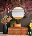 Mural tropikalna roślinność Wallcolors Tropical Composition Pink Medicine