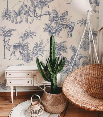 Mural dżungla Wallcolors Power of Jungle Sepia 7892 Medicine