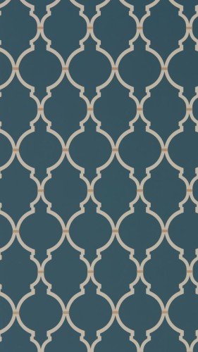 Tapeta koniczyna marokańska Sanderson 216338 Empire Trellis Water Garden