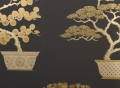 Tapeta drzewa w doniczkach Sanderson 217109 Penjing Water Garden