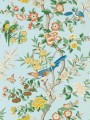 Tapeta botaniczna w stylu chinoiserie Sanderson 217112 Chinoiserie Hall Water Garden