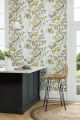Tapeta botaniczna w stylu chinoiserie Sanderson 217112 Chinoiserie Hall Water Garden