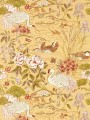 Tapeta botaniczna wodny ogród Sanderson 217124 Crane & Frog Water Garden