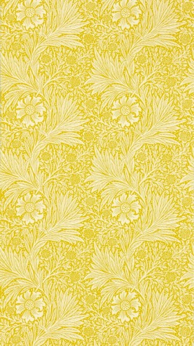 Tapeta roślinna aksamitki Morris & Co. 217091 Marigold Ben Pentreath The Cornubia Collection