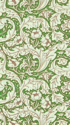 Tapeta kwiaty i liście Morris & Co. 217096 Bachelors Button Ben Pentreath The Cornubia Collection