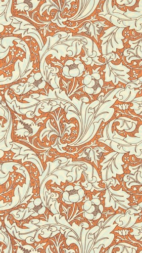 Tapeta kwiaty i liście Morris & Co. 217097 Bachelors Button Ben Pentreath The Cornubia Collection