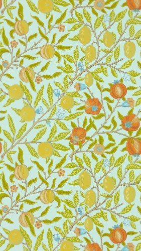Tapeta owoce i gałęzie Morris & Co. 217102 Fruit Ben Pentreath The Cornubia Collection