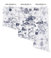 Mural mapa oceanu Wallcolors Ocean Map Medicine