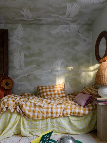 Mural łabędzie i chmury Boras Tapeter Studio Clouds Swans 9414W