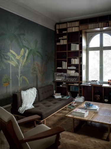 Mural egzotyczny krajobraz Boras Tapeter Studio Vintage Palms 9455W