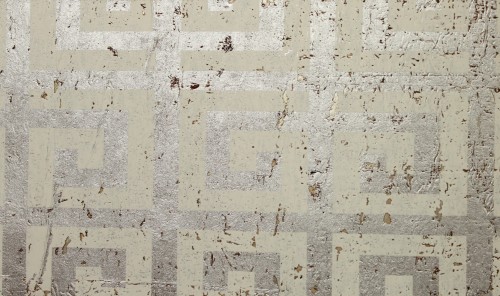 Tapeta greckie meandry naturalny korek Carl Robinson CR82203 Queensmere Loft 17