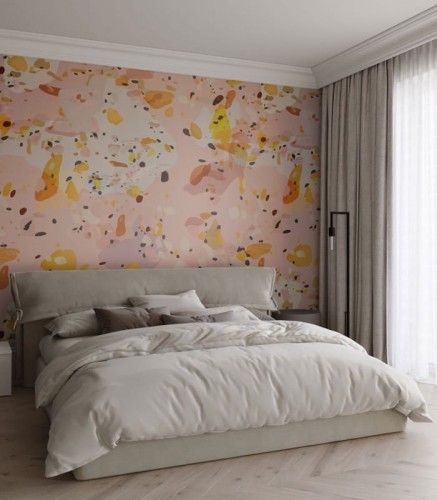 Mural marmur Wallcolors Pink Positive Dzień Dobry