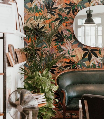 Mural botaniczny z morelami Wallcolors Apricots Dzień Dobry