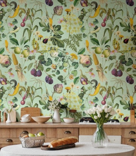 Mural warzywa Wallcolors Vegatable Yields Dzień Dobry