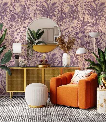 Mural egzotyczny Wallcolors Wild Creation Dzień Dobry