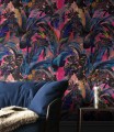 Mural tropikalne liście i kwiaty Wallcolors Aruba Dzień Dobry
