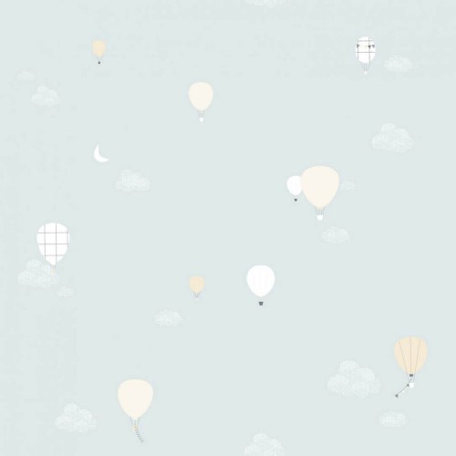 Tapeta balony na ogrzane powietrze ICH Wallpaper 7001-1 Montgolfieres Noa