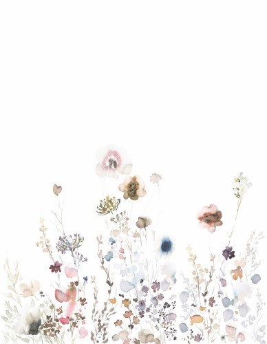 Mural polne kwiaty plisowany Marburg 63449 Crush Motion
