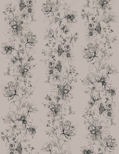 Mural kwiaty plisowany Marburg 63457 Crush Motion