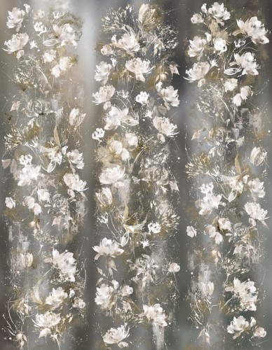 Mural plisowany kwiaty folia Marburg 63469 Crush Motion