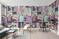 Fototapeta geometryczna efekt 3D Rebel Walls R19290 Caroline Pastel Mic Linder