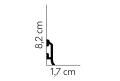 Listwa podłogowa MD8300P Satyna Mardom Decor wys. 8,2cm