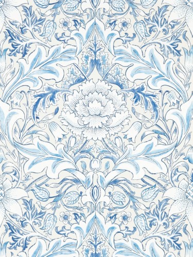 Tapeta roślinny ornament Morris & Co. 217075 Simply Severn Simply Morris
