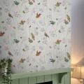 Tapeta botaniczna ptaki Laura Ashley 115260 Aviary Volume II