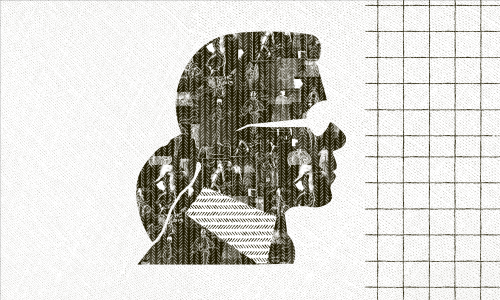 Fototapeta twarz One Wall Design MUT 210930-2 VACCILEDDI 