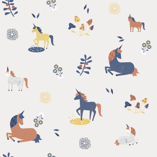 Tapeta jednorożce Marburg 45821 Kids Walls Little Adventures